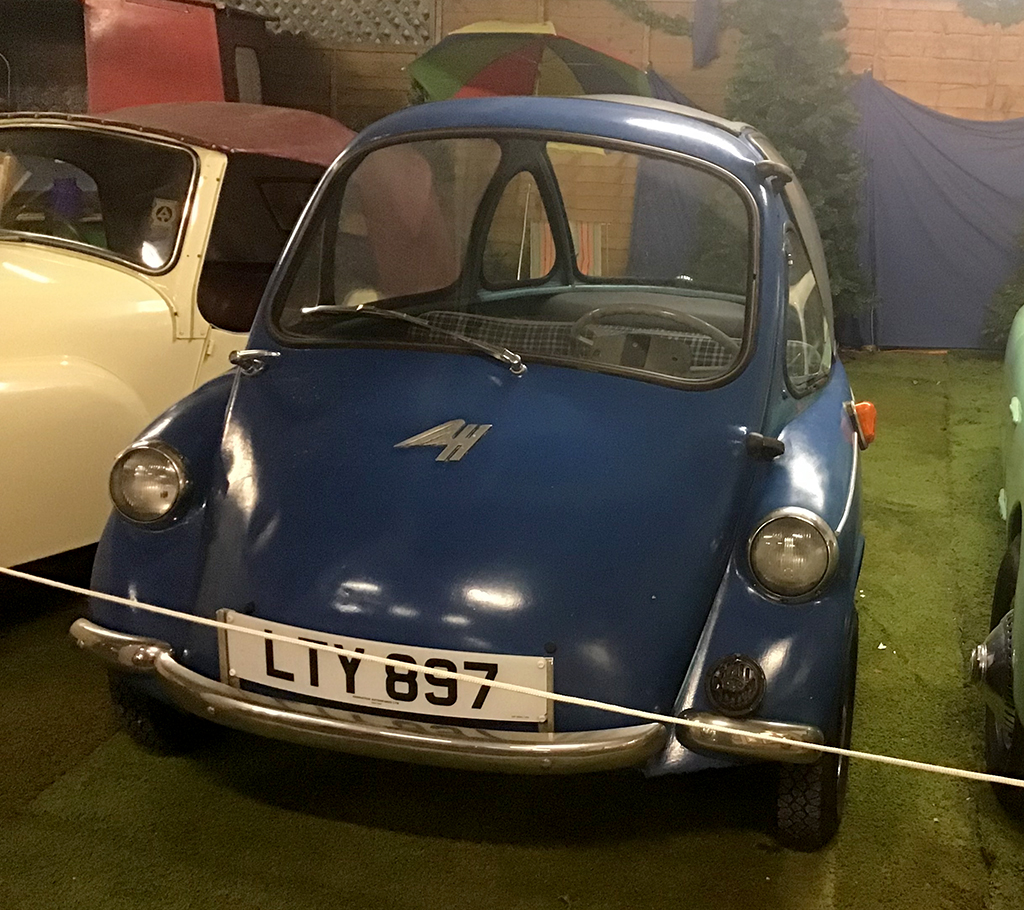 New Heinkel on display at the Bubblecar Museum